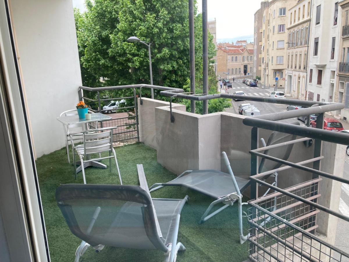 마르세유 Apparement Chaleureux Avec Balcon 아파트 외부 사진